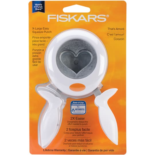 Fiskars&#xAE; 2&#x22; X-Large Heart Squeeze Punch
